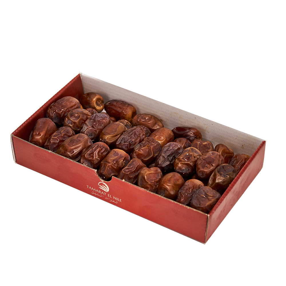 Nile dates, plain, 1600 gm, carton package, 7 sq